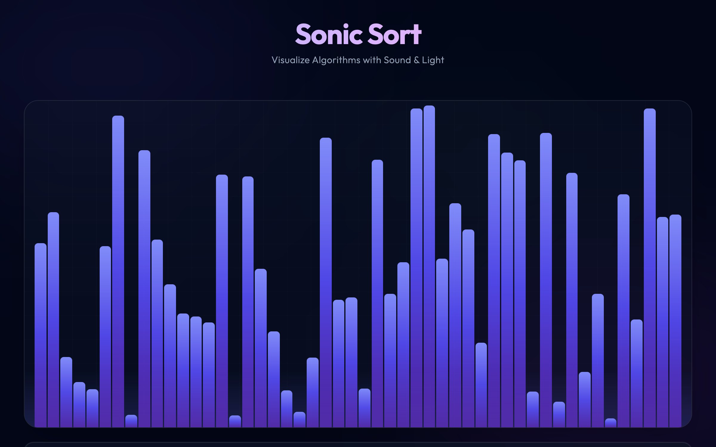 Screenshot of Sonic Sort
